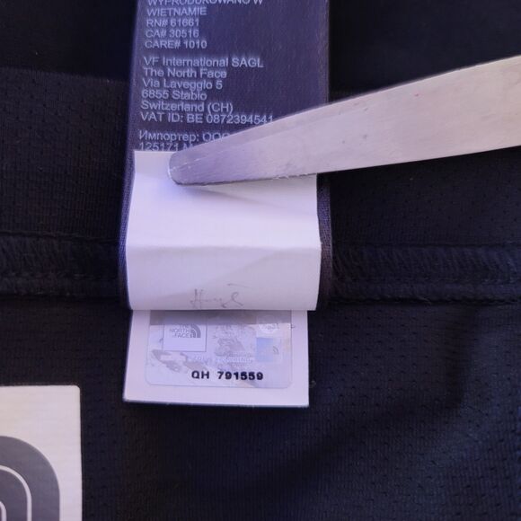 The North Face Mens Running Tights L Black VaporWick  Zipper Pocket Reflective - Picture 15 of 15